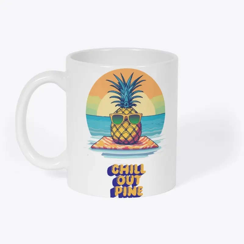 Chill Out Pineapple T-Shirt Print 