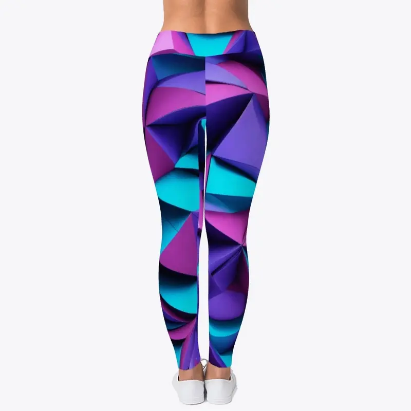 Print on Demand High Waist Leggings 