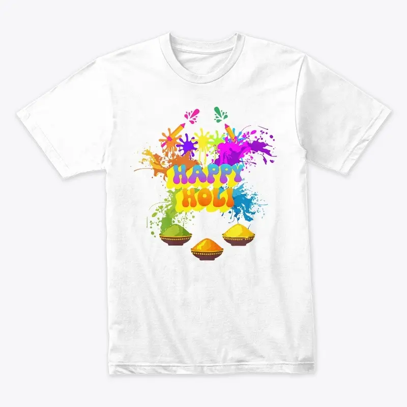 Happy Holi T-Shirt for Everyone.