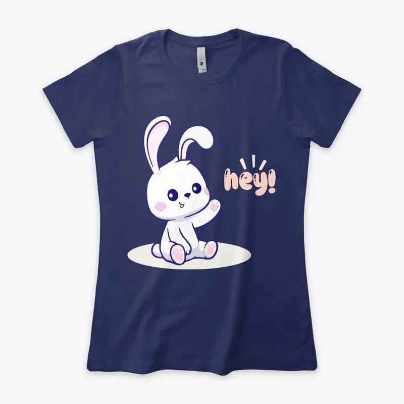  Hey baby bunny saying, bunny print