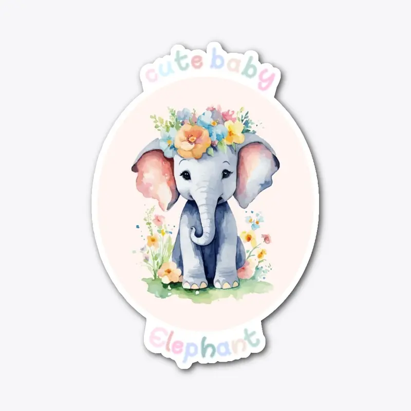 Baby Elephant print for One sis wear.