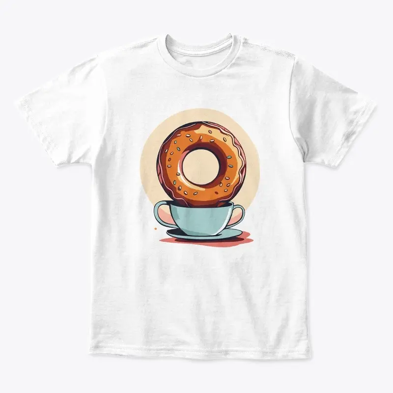 illustration donut print 