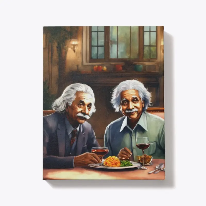 Albert Einstein and Abdul Kalam together