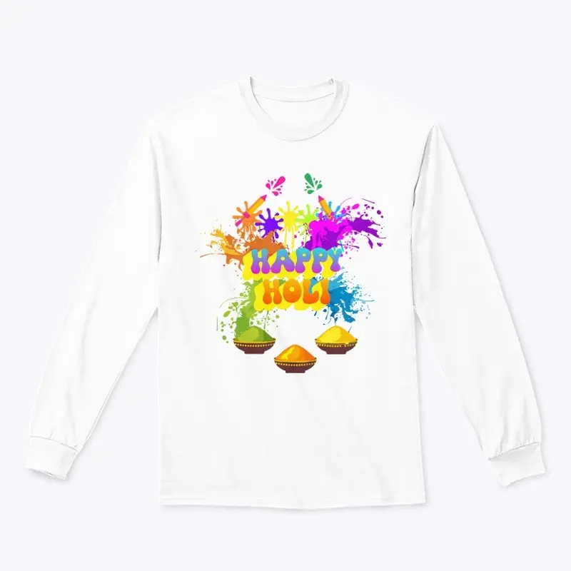 Happy Holi T-Shirt for Everyone.