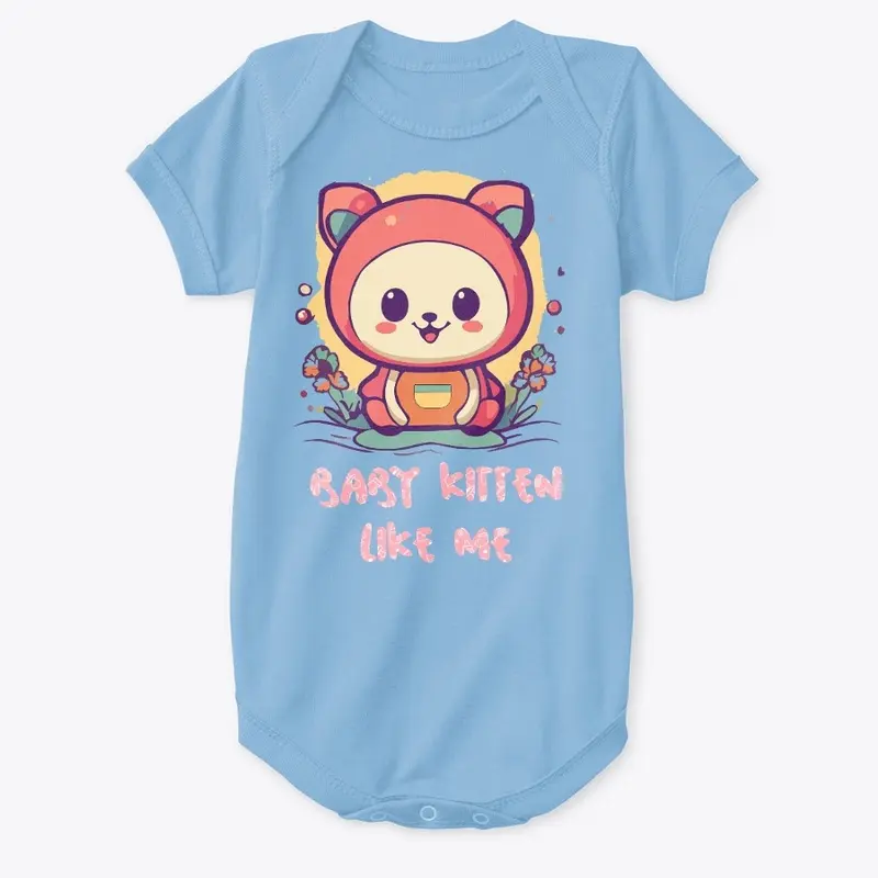 Baby Kitten Design, Baby Onesis Wear.