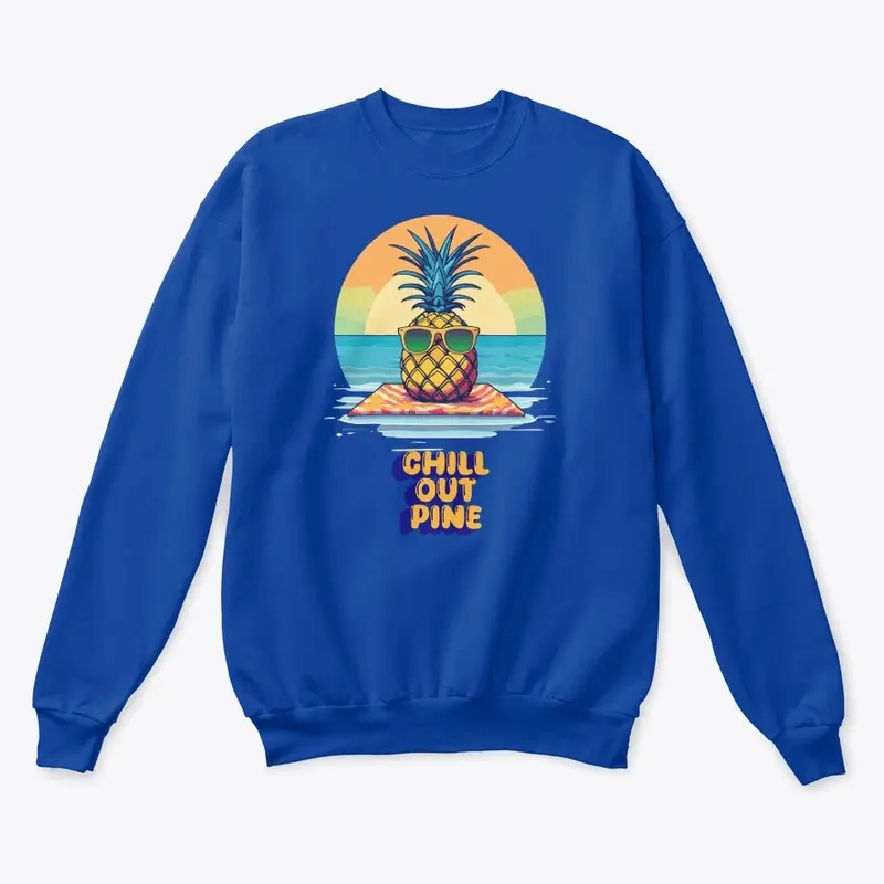 Chill Out Pineapple T-Shirt Print 